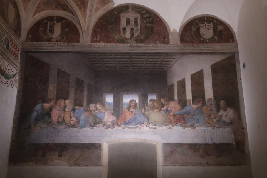ultima cena leonardo da vinci, milano, cenacolo vinciano