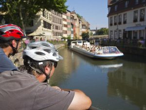 Citta sulla mosella in bici
